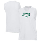 New York Jets Champion Women's Muscle Tank Top White | NFL