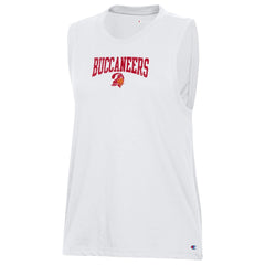 Tampa Bay Buccaneers Champion Women's Muscle Tank Top White | NFL