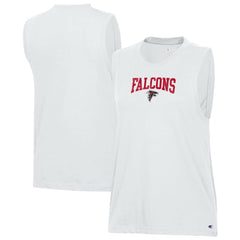 Atlanta Falcons Champion Women's Muscle Tank Top White | NFL