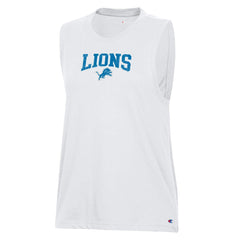 Detroit Lions Champion Women's Muscle Tank Top White | NFL