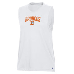 Denver Broncos Champion Women's Muscle Tank Top White | NFL