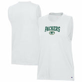 Green Bay Packers Champion Women's Muscle Tank Top White | NFL