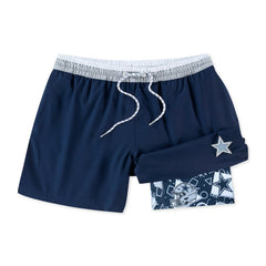 Dallas Cowboys Chubbies The Secret Lined Swim Trunks Navy | NFL