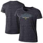 Jacksonville Jaguars Champion Women's Triumph Tri-Blend V-Neck T-Shirt Black | NFL