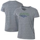 Seattle Seahawks Champion Women's Triumph Tri-Blend V-Neck T-Shirt Gray | NFL