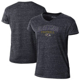 Baltimore Ravens Champion Women's Triumph Tri-Blend V-Neck T-Shirt Black | NFL