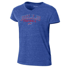 Buffalo Bills Champion Women's Triumph Tri-Blend V-Neck T-Shirt Royal | NFL