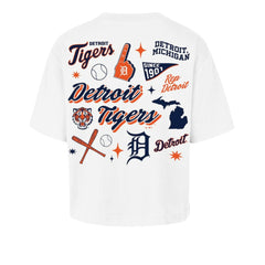Detroit Tigers '47 Women's Collage Script Reed City T-Shirt - MLB
