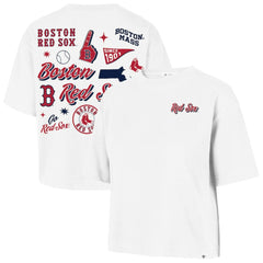 Boston Red Sox '47 Women's Collage Script Reed City T-Shirt - MLB