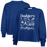 Los Angeles Dodgers '47 Women's Team Collage Sydney Long Sleeve T-Shirt - MLB