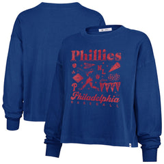 Philadelphia Phillies '47 Women's Team Collage Sydney Long Sleeve T-Shirt - MLB