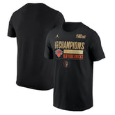 New York Knicks Jordan Brand 2025 NBA Cup Champions Locker Room T-Shirt Black - NBA