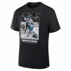Macklin Celebrini San Jose Sharks NHL Moments Legacy T-Shirt - Black - NHL