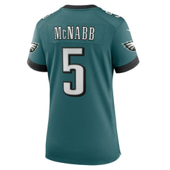 Donovan McNabb Philadelphia Eagles Women's Team Retired Game Jersey Midnight Green | Nike for Sale