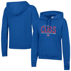 Chicago Cubs Champion Women's Vintage Powerblend Hoodie - MLB