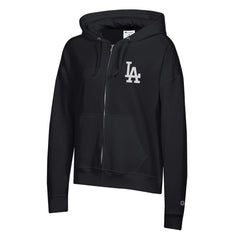 Los Angeles Dodgers Champion Women's Powerblend Fleece Full-Zip Hoodie - MLB