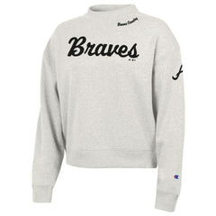 Atlanta Braves Champion Women's Triumph Tri-Blend Sweatshirt - MLB
