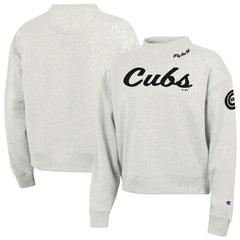 Chicago Cubs Champion Women's Triumph Tri-Blend Sweatshirt - MLB