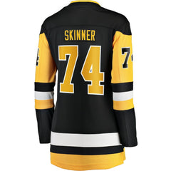 Stuart Skinner Pittsburgh Penguins Indiana Women's Home Breakaway Jersey - Black - NHL