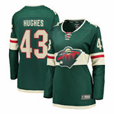 Quinn Hughes Minnesota Wild Fanatics Women's Home Breakaway Jersey - Green - NHL
