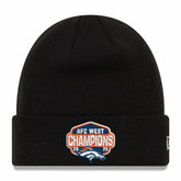 Denver Broncos New Era 2025 AFC West Division Champions Cuffed Knit Hat Black | NFL