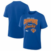 New York Knicks 2025 NBA Cup Champions Legacy T-Shirt Blue - NBA