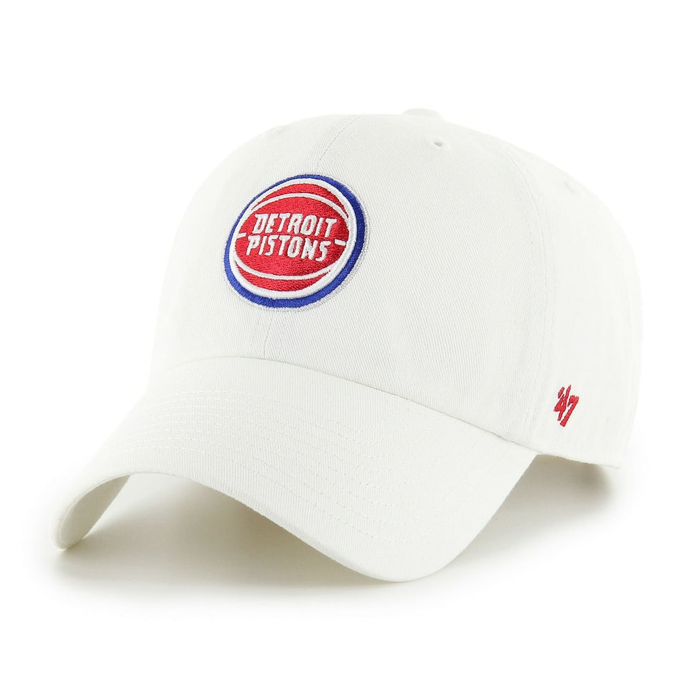Detroit Pistons '47 Clean Up Adjustable Hat White - NBA