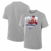 Leon Draisaitl Edmonton Oilers 1000 Career Points Legacy T-Shirt - Gray - NHL