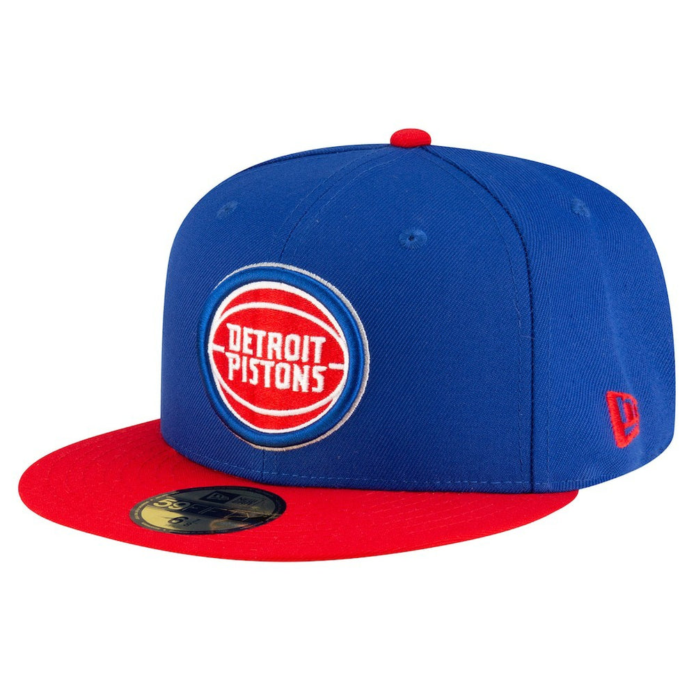 Detroit Pistons Two-Tone 59FIFTY Fitted Hat Blue - NBA