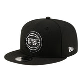 Detroit Pistons Team 9FIFTY Snapback Hat Black/White - NBA