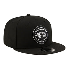 Detroit Pistons Team 9FIFTY Snapback Hat Black/White - NBA