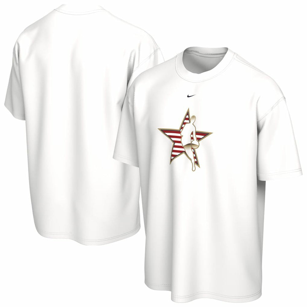 2026 NBA All-Star Game Stripe USA T-Shirt White - NBA