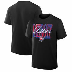 Detroit Pistons Chrome Legacy T-Shirt Black - NBA