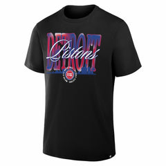 Detroit Pistons Chrome Legacy T-Shirt Black - NBA