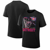 Detroit Pistons Chrome Legacy T-Shirt Black - NBA