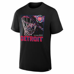 Detroit Pistons Chrome Legacy T-Shirt Black - NBA