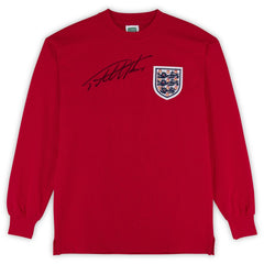 Sir Geoff Hurst England National Team Autographed 1966 Score Draw Jersey Icons - FIFA World CUP
