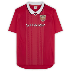 Teddy Sheringham Manchester United Autographed 1999 Red UEFA Champions League Home Jersey Icons | Adidas discount