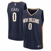 Jeremiah Fears New Orleans Pelicans Fast Break Replica Jersey Navy Icon Edition - NBA