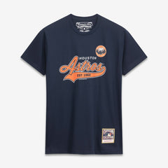 Houston Astros Mitchell & Ness Script Sweep Arch T-Shirt - MLB