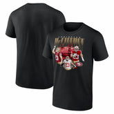 Christian McCaffrey San Francisco 49ers Notorious T-Shirt Black | NFL