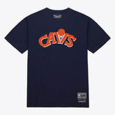 Cleveland Cavaliers Unisex Hardwood Classics Arch T-Shirt Navy - NBA