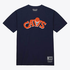 Cleveland Cavaliers Unisex Hardwood Classics Arch T-Shirt Navy - NBA