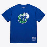 Dallas Mavericks Unisex Hardwood Classics Arch T-Shirt Royal - NBA