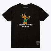 Milwaukee Bucks Unisex Hardwood Classics Arch T-Shirt Black - NBA