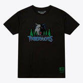 Minnesota Timberwolves Unisex Hardwood Classics Arch T-Shirt Black - NBA