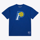 Indiana Pacers Unisex Hardwood Classics Arch T-Shirt Royal - NBA