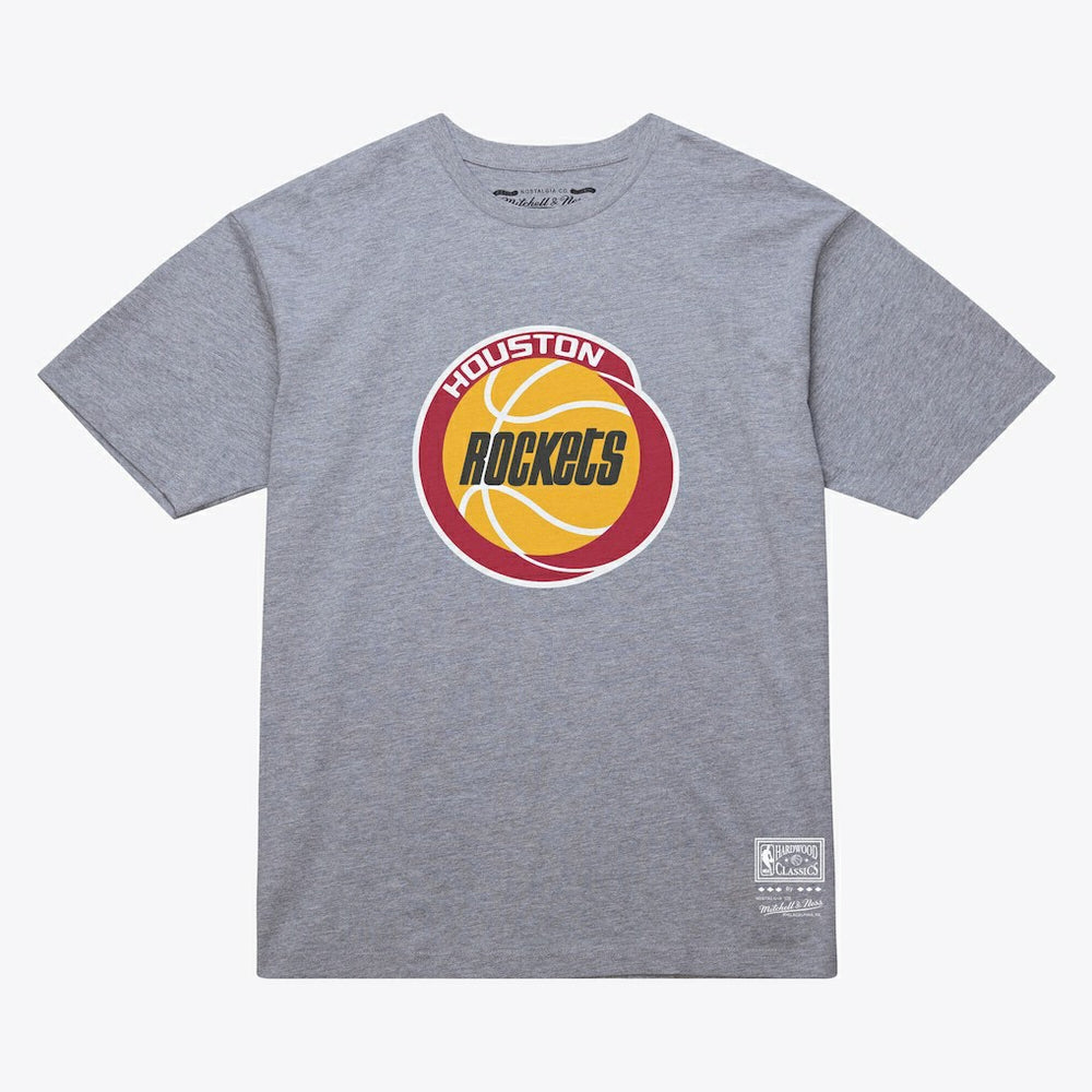 Houston Rockets Unisex Hardwood Classics Arch T-Shirt Heather Gray - NBA