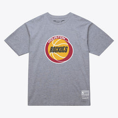 Houston Rockets Unisex Hardwood Classics Arch T-Shirt Heather Gray - NBA