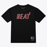Miami Heat Unisex Wordmark T-Shirt Black - NBA